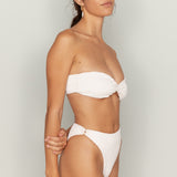 Daisy Top - White Eco Rib