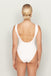 Corinne One Piece - White Eco Rib