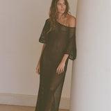 Perla Dress - Earth Brown