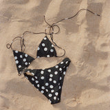 Tasia Top - Noir Polka