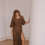 Perla Dress - Earth Brown