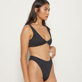 Vica Bottom - Eco Black Rib