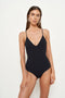 Charlie One Piece - Eco Black Rib