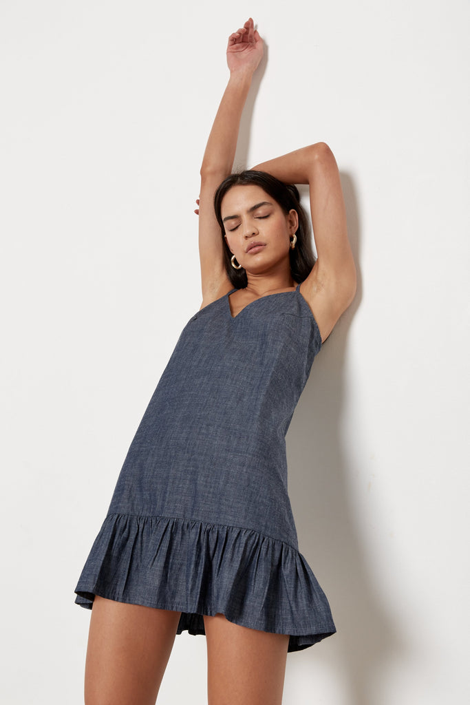 Margarita Dress - Chambray