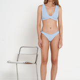Mandy Top - Rain Wide Rib