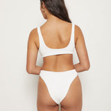 Talia Top - Eco White Rib