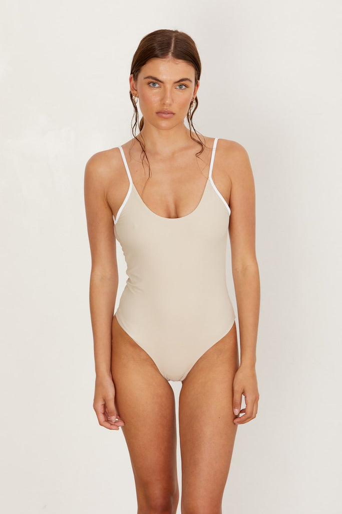 Portia One Piece - Oyster - Eco