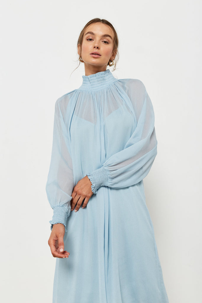 Rashida Dress - Daisy Blue