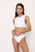 Lola Top - Eco White Rib