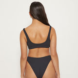 Vica Bottom - Eco Black Rib