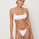 Rosita Bottoms -Eco White Rib