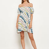 Austin Dress - Provence Plaid