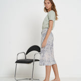 Melody Skirt - Nude Snake