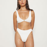 Talia Top - Eco White Rib