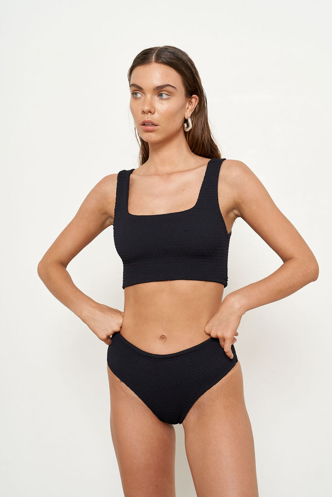 Bambi Bottom - Eco Black Rib