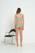 Doris Top - Olive Snake - Eco
