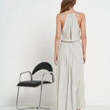 Pacifica Dress - Silver - Silk