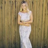 Inverness Dress - Nude Snake