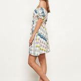 Austin Dress - Provence Plaid