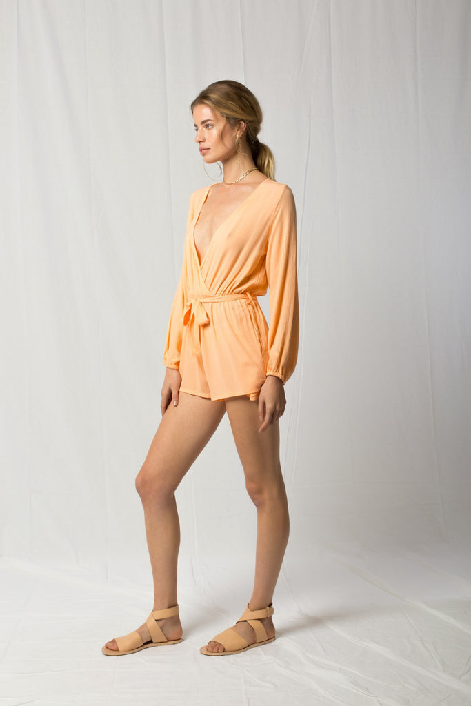 Burma Playsuit - Peaches