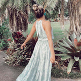Pacifica Dress - Olive Snake - Rayon