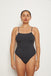 Lucy One Piece - Eco Black Rib