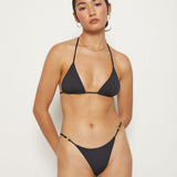 Roma Bottom - Eco Black Rib