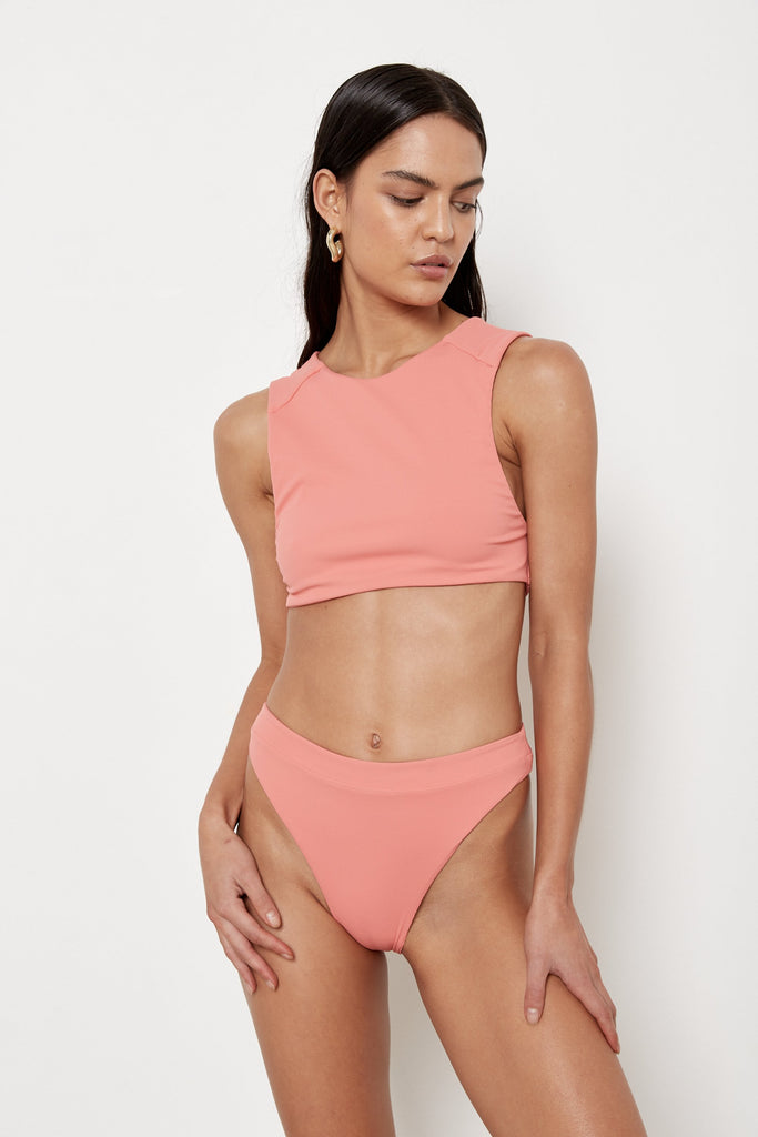 Lola Top - Hibiscus Rib