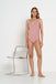 Maison One Piece - Dusty Rose Wide Rib