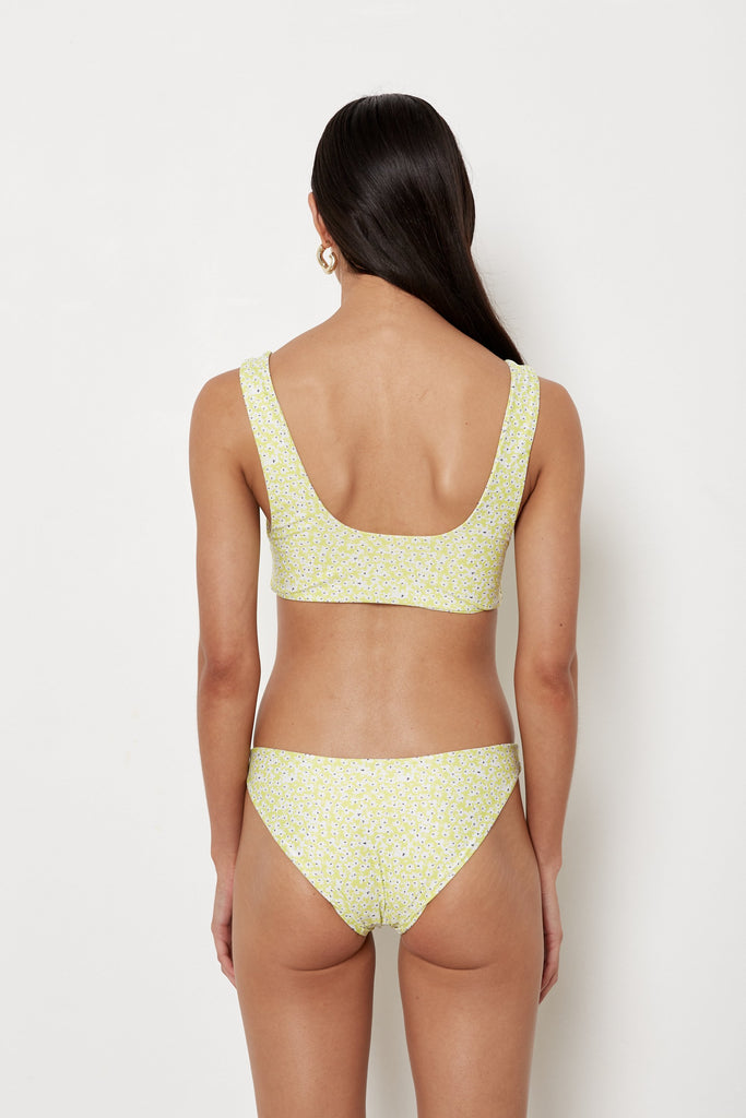 Tulum One Piece - Lime Wildflower - Eco