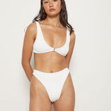 Vica Bottom - Eco White Rib