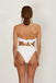 Vivien Bottom - Eco White Rib