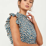 Makaha Dress - French Leopard