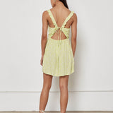 Lilah Dress - Lime Wildflower