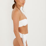 Vivien Bottom - Eco White Rib