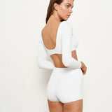 Momo Top - Eco White Rib